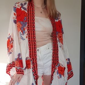 Floral summer Kimono